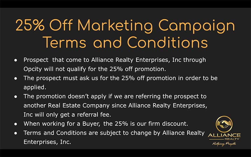 25% Off Marketing Campaign Terms and Conditions